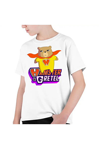 OEM Tricou Copii Baieti Hamster Gretel Super Erou