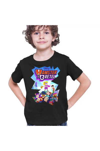 OEM Tricou Copii Baieti Hamster Gretel Desen Animat