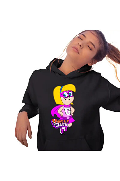 OEM Hanorac Femei Hamster Gretel Super Eroi Gretal
