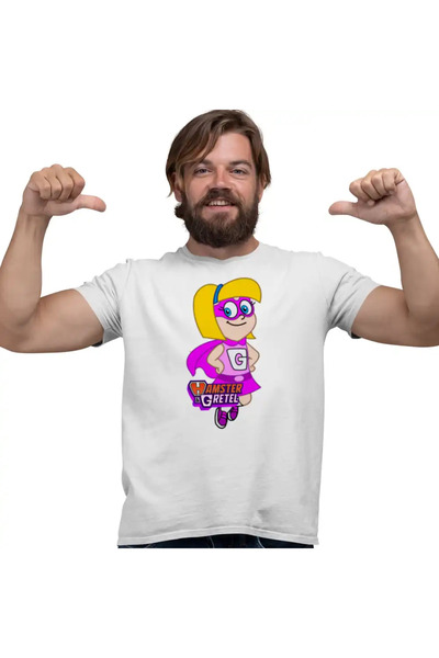 OEM Tricou Barbati Hamster Gretel Super Eroi Gretal