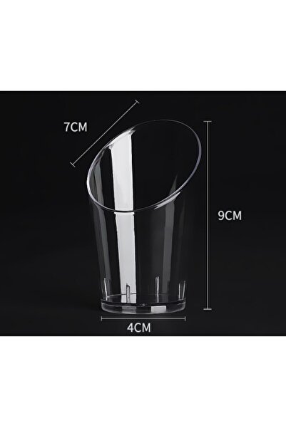 VERSAGO Conical cups for dessert, finger food and sauces 50 ml, Set with 20 pieces