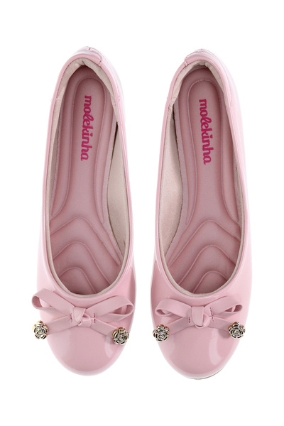 Molekinha By Styli Solid Mid Heel School Shoes