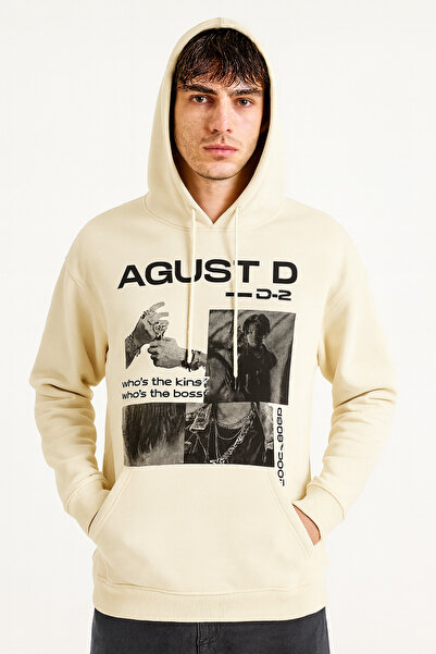 CLASSY.MODA Φούτερ με κουκούλα AGUST D - Τσέπη καγκουρό - Άνετο unisex hoodie...