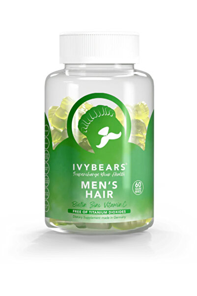 IvyBears Mens Hair Gummies 60s