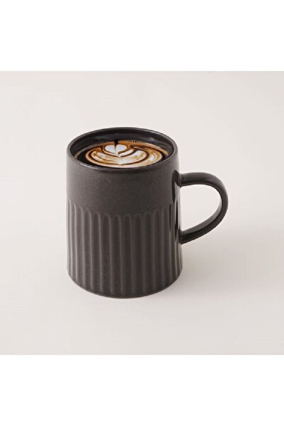 Dallaty Round Ceramic Mug, Grey