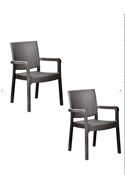 SERMER PAZARLAMA Holiday Troya rattan koltuk 2 li set
