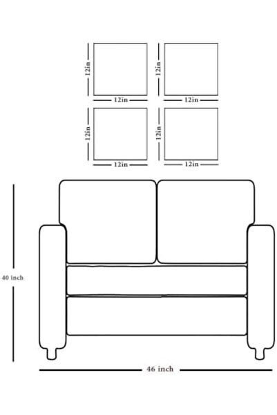 Slasa Ancient Arabic Acrylic Mirror Wall Art Set of 4 – 12×12in (30.48cm) Each