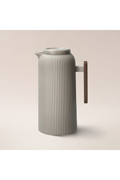 Dallaty beige plastic vacuum flask 1L