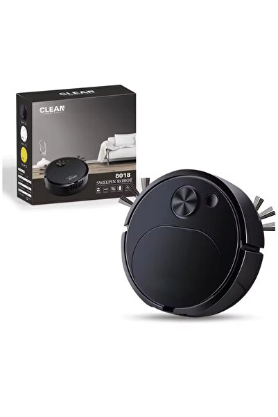 choice2 black NEW USB Sweeping Robot Vacuum Cleaner Mopping 3 In 1 Smart Wire...