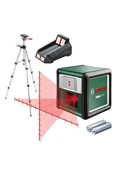 Bosch Quigo Plus Çapraz Çizgili Hizalama Lazeri Ölçüm Mesafesi 7 Metre