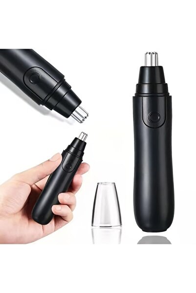 Choice أداة تشذيب شعر الأنف والأذن والرقبة والحواجب الكهربائية للرجال والنساء باللون الأسود