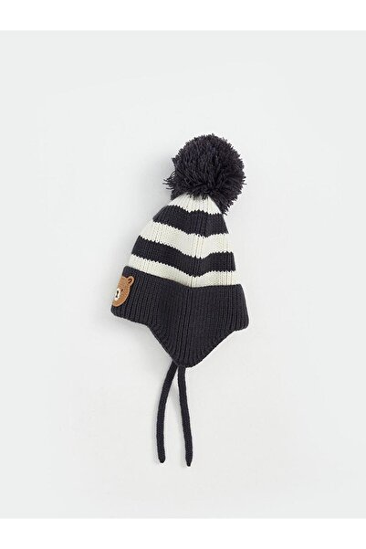 LC Waikiki Baby Girl Beret with Pompom Detail (W5)