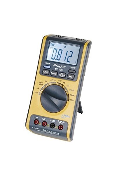Proskit جهاز قياس رقمي متعدد الوظائف من برولينك MT-1620، 5 في 1 مع خاصية القياس التلقائي للنطاق؛