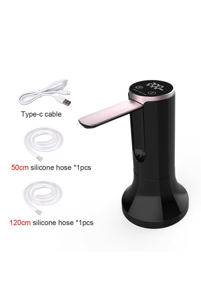 Choice black Electric Water Gallon Bottle Pump Automatic Water Dispenser Pump 19 Liters Foldable Desktop Wa