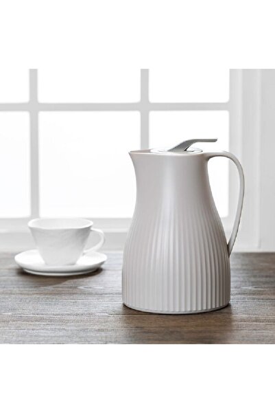 Dallaty Plastic Vacuum Flask Bear Grey 1L