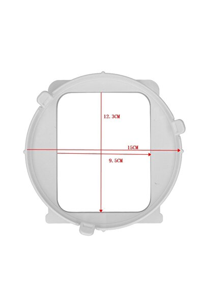 Choice White Portable Air Conditioner Exhaust Hose Connector Coupler Square Exhaust Duct Interface for Mide