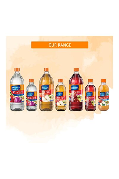 american garden Red Grape Vinegar Gluten-Free 946 ml Natural Vinegar for Cooking and Dressing