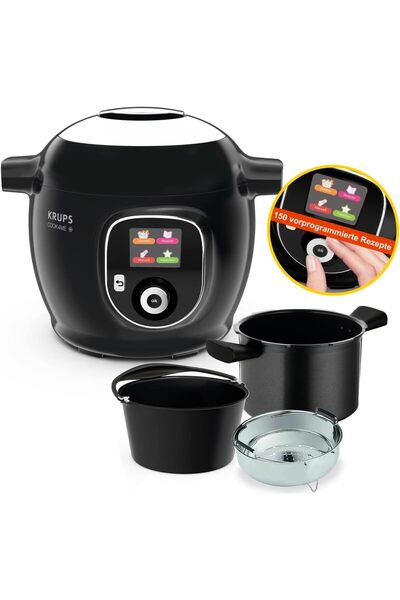 Krups COOK4ME+ Gourmet multicooker, baking tray, steamer insert, pressure cooker