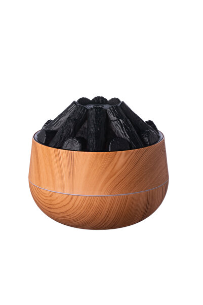 Choice مرطب هواء يعمل بلهب الفحم البني، موزع للزيوت العطرية الأساسية، 300 مل،...