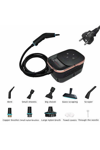 Choice جهاز تنظيف بالبخار المحمول باليد LEST-C2 بقوة 1500 وات، يعمل بجهد 220-...