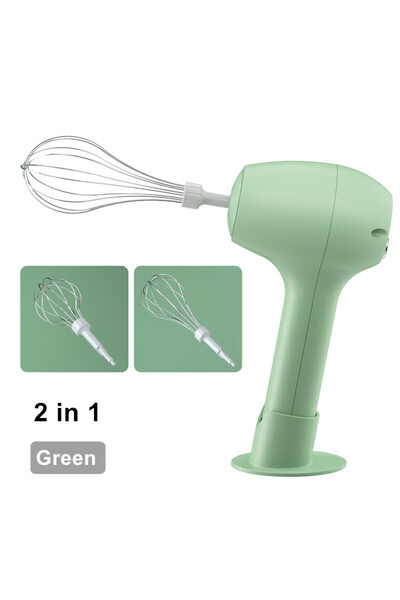 Choice light green Wireless Electric Egg Beater Handheld Mini Multifunctional Milk Frother Cream Coffee Aut
