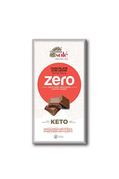 Chocolates Sole Ciocolata cu lapte minim 39% cacao, cu stevie, 100g