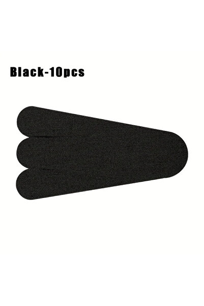 choice2 black 10pcs of Pre-Cut Elastic Foot Support Kinesiology Tape for Sports