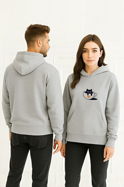 ArtYus pisică culori într-o cană cu imprimeu cu glugă Swea tricou