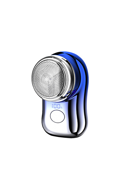 Choice ماكينة حلاقة كهربائية صغيرة قابلة لإعادة الشحن من SKY BLUE - محمولة، بزر واحد، سهلة الحمل