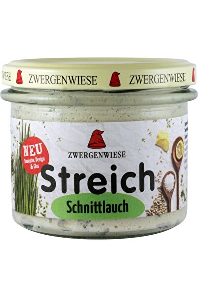 Zwergenwiese Crema tartinabila bio vegetala cu arpagic, 180g