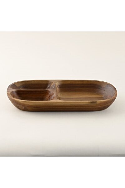Dallaty Wooden Nuts Plate 31*17.5*3.8Cm