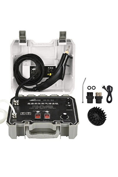 Choice جهاز تنظيف بالبخار عالي الحرارة والضغط 220 فولت أبيض شفاط مطبخ 4 بار تنظيف ذكي