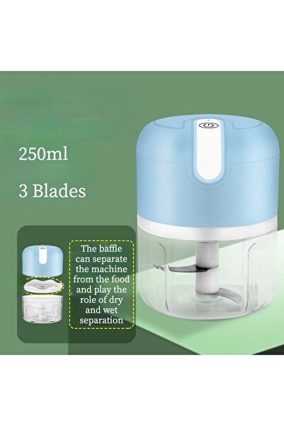 Choice Blue Electric Garlic Masher Portable Chopper Multi Function Meat Grinder Masher Machine Mini Garlic
