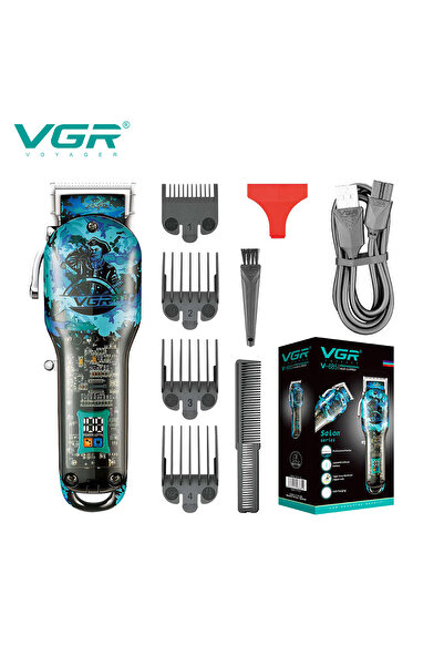 Choice ماكينة قص الشعر USB VGR Barber ماكينة قص الشعر اللاسلكية القابلة لإعاد...