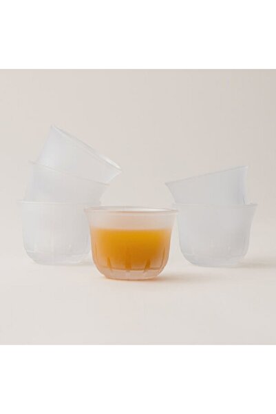 Dallaty 6pcs arabic coffee cup set, white