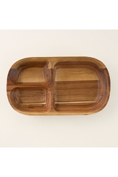 Dallaty Wooden Nuts Plate 31*17.5*3.8Cm