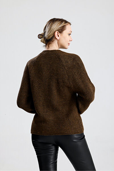 Figo Plain Raglan Sleeve Sweater