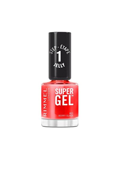 RIMMEL LONDON Lac de unghii cu efect de gel, SUPER GEL, 16 cerise pop, 12 ml