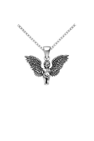 OEM Talisman/Pendant made of oxidized silver 925, Angel (Cupid) model - 3.9g