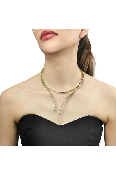 Pursehuit Colier auriu, realizat din sârmă îndoită, Carrie C5