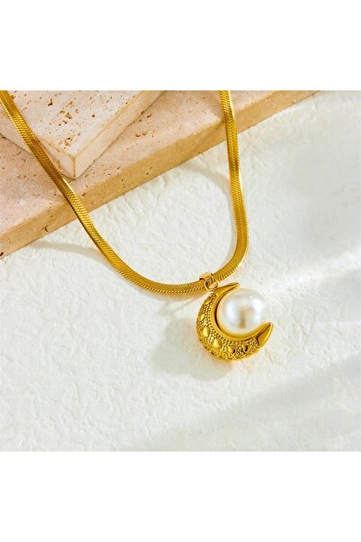 Pursehuit Χρυσό κολιέ, κατασκευασμένο από ανοξείδωτο ατσάλι, φυσητό με χρυσό ...