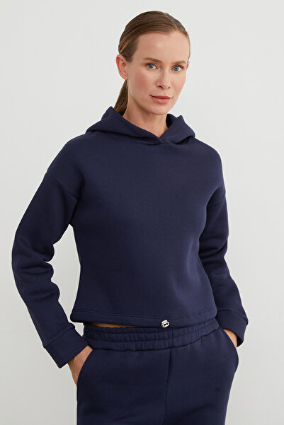 Fulla Moda 3 Thread Basic Hooded Jogger Set with Waist Stopper