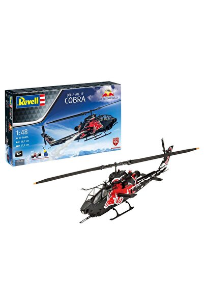 REVELL Avion Gift Set AH-1 F Cobra: Flying Bulls 25 Th Anniv. Scara 1:48