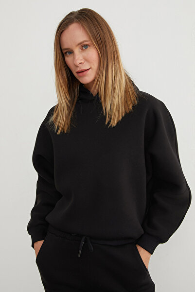 Fulla Moda 3 Thread Basic Hooded Jogger Tracksuit Set