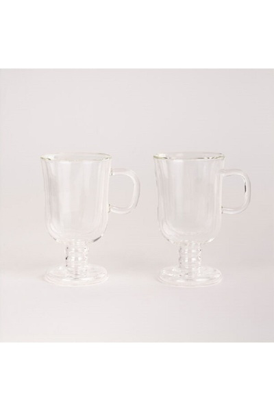 Veer Mug Set 2Pc Double Wall Plain