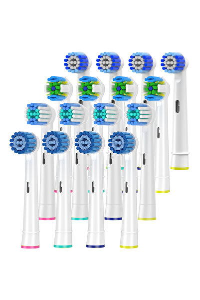 Choice 16 قطعة من رؤوس فرشاة الأسنان متوافقة مع رؤوس فرشاة الأسنان الكهربائية...