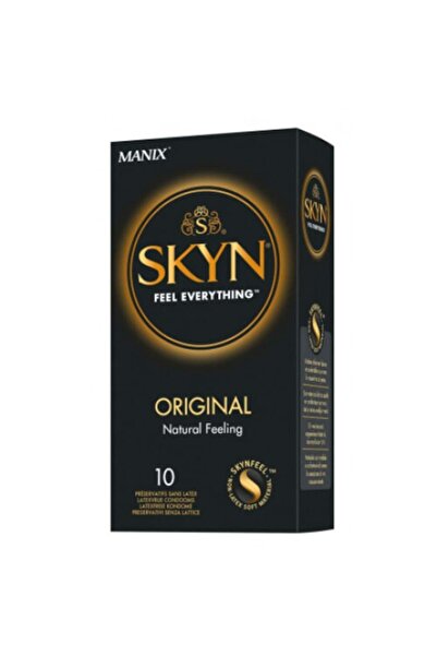 Manix SKYN Original Condoms, Ultra-thin, Pack of 10, Transparent, 18x5.3cm