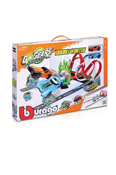 BB 30532 Pista Go Gears - Extreme Double Vortex - Șină cu 2 vagoane