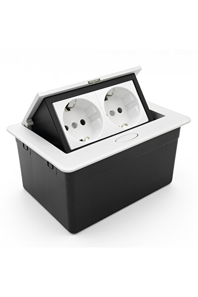 Adsinio Retractable Built-in Socket, Adsinio, 2 Schuko, Nominal Current 16A, ...