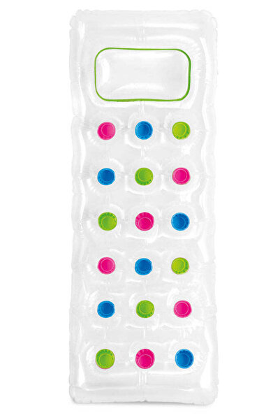 Intex Inflatable Mattress Intex, 188 cm x 71 cm, 18 colorful pockets, IX 59894 green